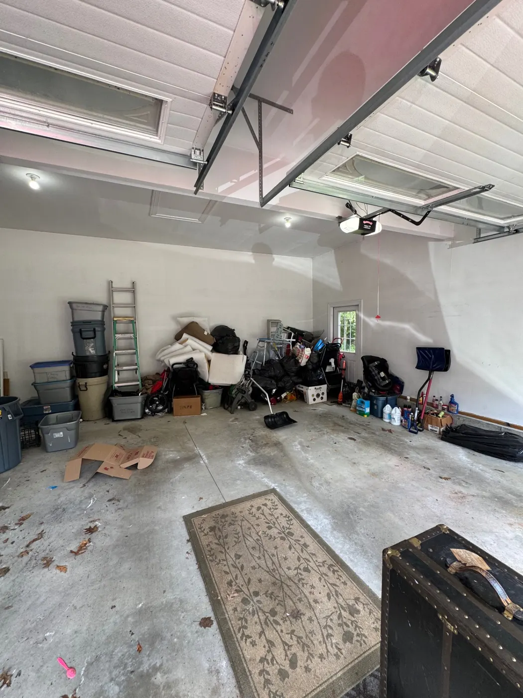 Garage clean out before